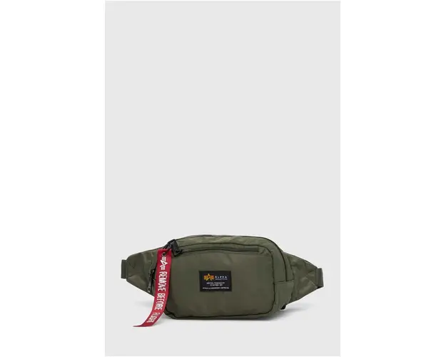 Alpha Industries borseta culoarea verde 196923-01