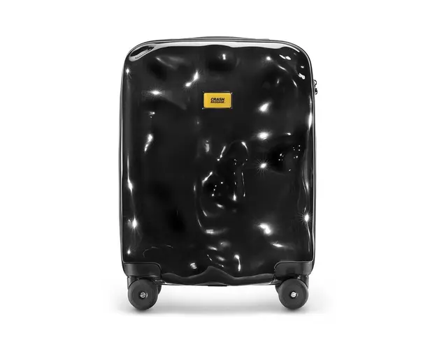 Crash Baggage valiza LUNAR Small Size culoarea negru, CB231