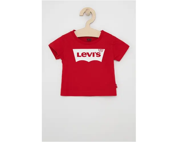 Levi's Tricou copii culoarea rosu, cu imprimeu