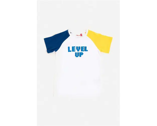 Lego tricou copii culoarea alb, modelator, Koszulka Lego Wear Lwtinus 302 T-shirt SS 11010440 100