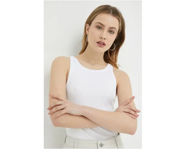 Gestuz top Drew femei, culoarea alb 10905929