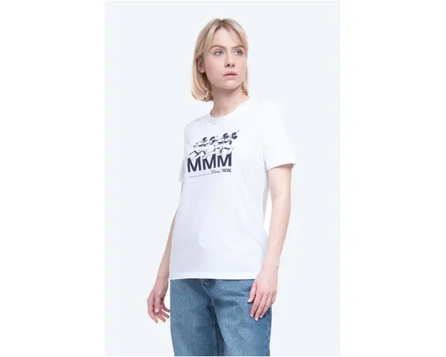 Wood Wood tricou din bumbac Aria T-shirt culoarea alb 12022500.2434-BRIGHTW