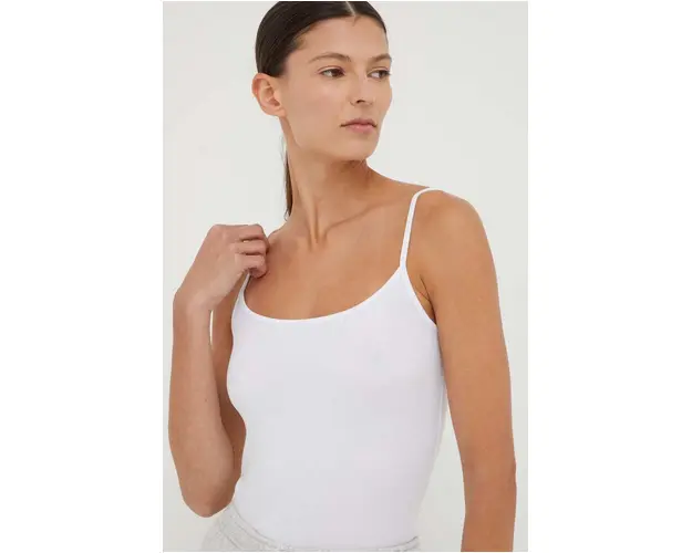Samsoe Samsoe top femei, culoarea alb