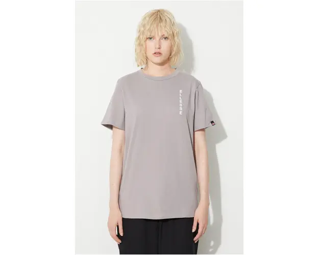 Ellesse tricou din bumbac culoarea gri SGR17777-GREY