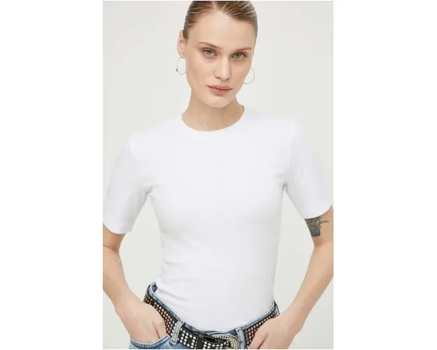 Samsoe Samsoe tricou femei, culoarea alb