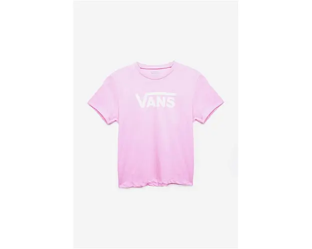 Vans tricou de bumbac pentru copii culoarea roz, cu imprimeu