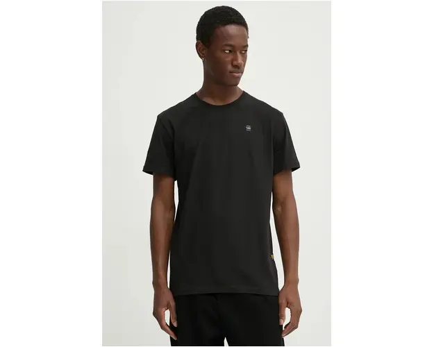 G-Star Raw tricou din bumbac barbati, culoarea negru, neted