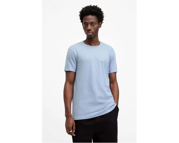 AllSaints tricou TONIC SS CREW barbati, culoarea alb, neted