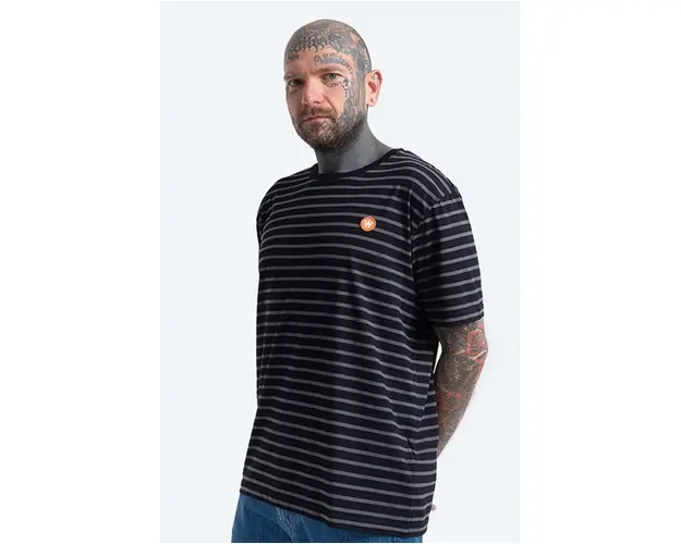 Wood Wood tricou din bumbac Ace T-shirt culoarea negru, cu model 10135710.2222-BLACK/G