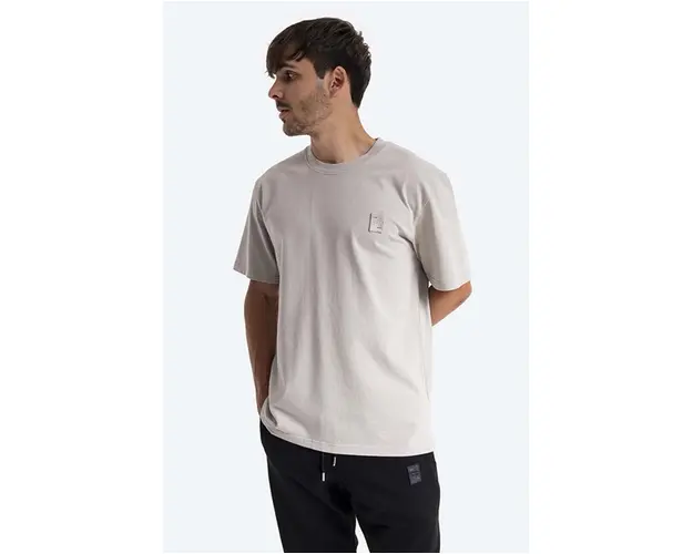 Filling Pieces tricou din bumbac Lux Tee culoarea maro, uni 88113731932-BROWN