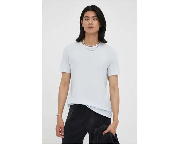 American Vintage tricou din bumbac neted