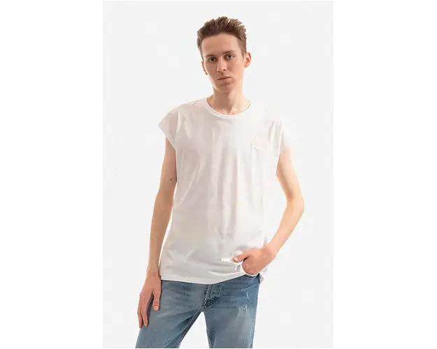 Alpha Industries tricou din bumbac culoarea alb, uni 118530.626-white