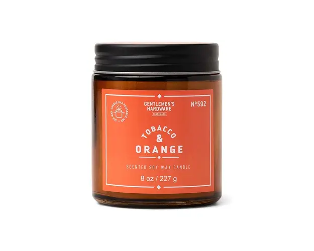Gentelmen's Hardware lumanare parfumata de soia Tobacco & Orange 227 g