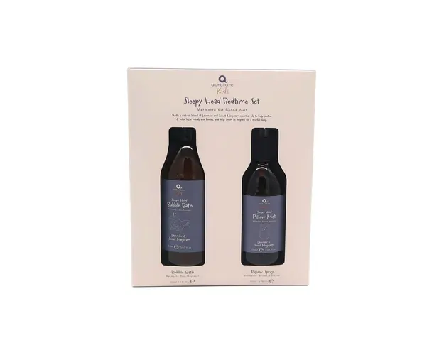Aroma Home set de baie cu spuma si uleiuri esentiale Kids Sleepy Head Bedtime Set 150 + 100 ml