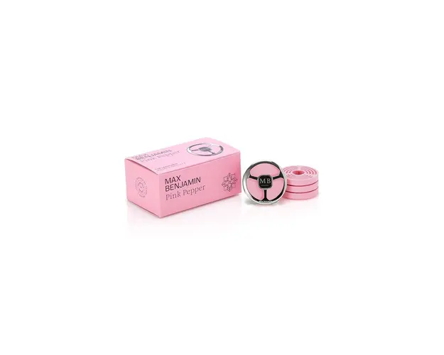 Max Benjamin set de difuzor de aroma auto si rezerve Pink Pepper