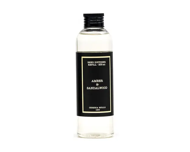 Cereria Molla alimentare pentru difuzorul de parfum Amber and Sandalwood 200 ml