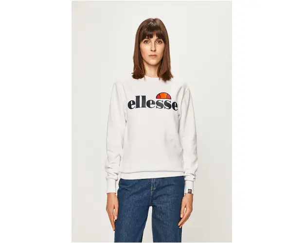 Ellesse Bluza femei, culoarea alb, cu imprimeu SGS03238-White