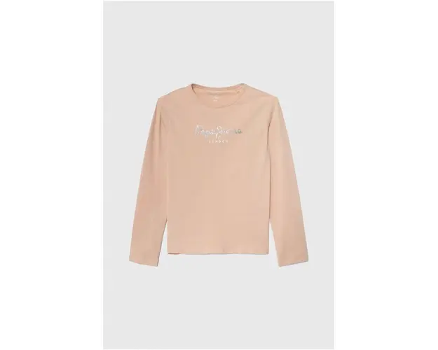 Pepe Jeans bluza copii Hana culoarea roz, cu imprimeu