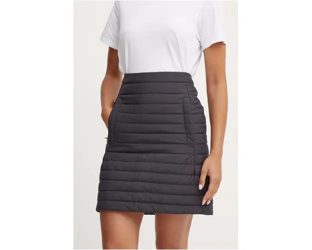 Jack Wolfskin fusta sport Iceguard culoarea negru, mini, drept