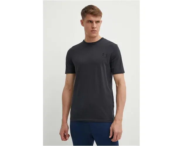 Under Armour tricou barbati, culoarea negru, cu imprimeu, 1326799