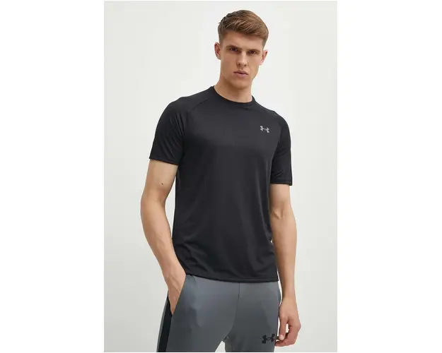 Under Armour tricou de antrenament Tech 2.0 culoarea negru, neted 1326413-191