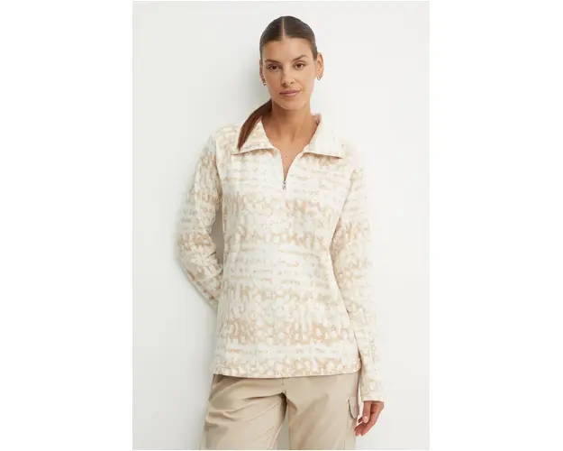 Columbia hanorac Glacial IV culoarea bej, modelator