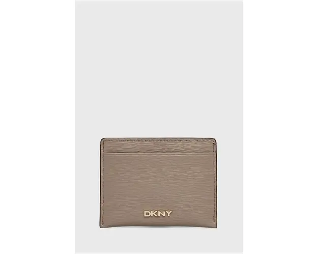 Dkny carcasa din piele femei, culoarea bej