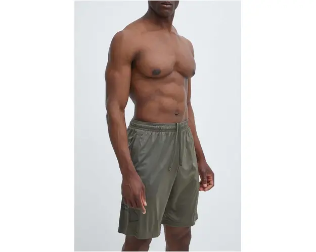 Under Armour pantaloni scurti de antrenament culoarea verde, 1306443