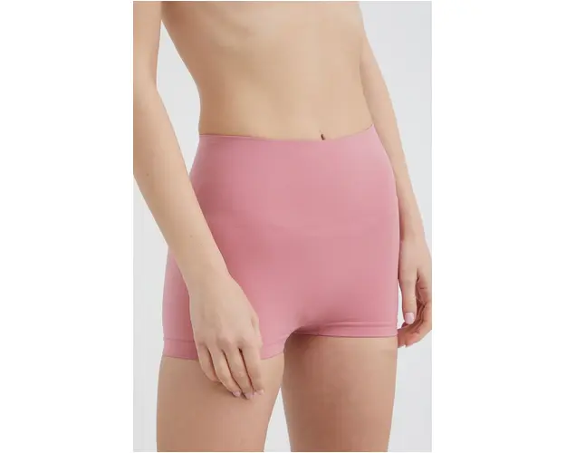 Spanx pantaloni scurti modelatori culoarea roz