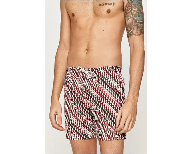 Karl Lagerfeld pantaloni scurti culoarea negru