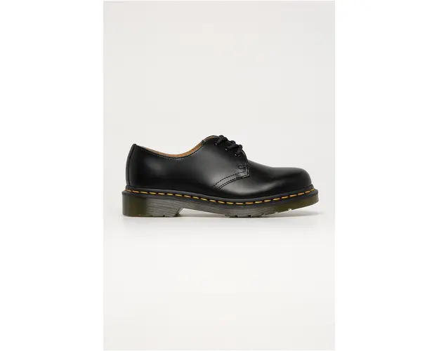 Dr. Martens pantofi de piele 11838002 1461 culoarea negru, cu toc plat