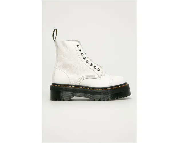 Dr. Martens cizme de piele Sinclair 26261100-WHITE