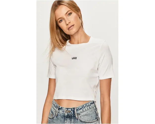 Vans - tricou VN0A54QUWHT1-WHITE