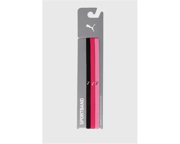Puma bentite pentru cap 3-pack culoarea rosu, 053491 53491