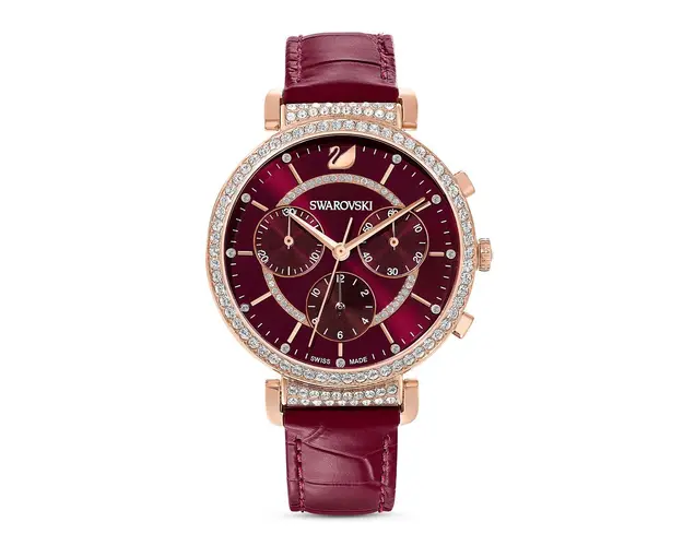 Swarovski Ceas femei, culoarea rosu