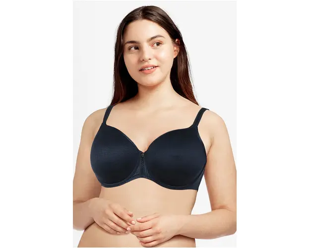 Chantelle Sutien culoarea albastru marin, material neted