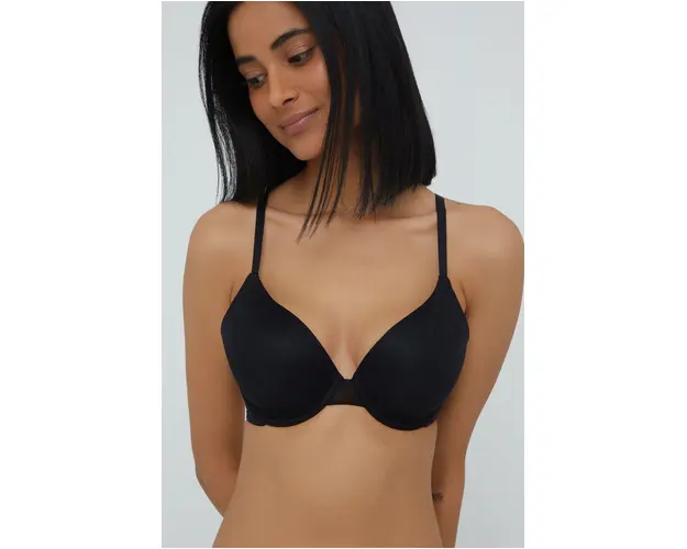 Dkny Sutien culoarea negru, material neted