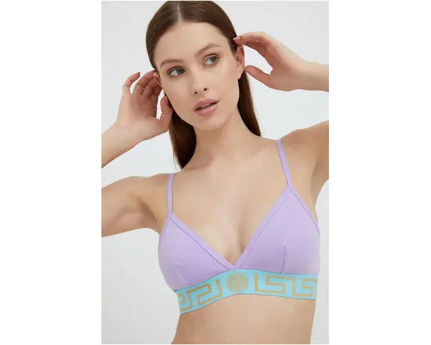 Versace sutien culoarea violet, uni