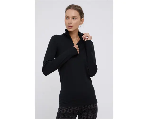 Icebreaker Lenjerie functionala femei, culoarea negru