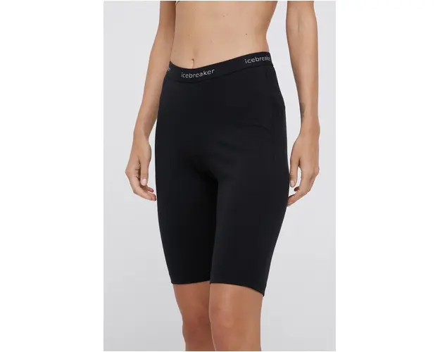 Icebreaker Lenjerie functionala femei, culoarea negru