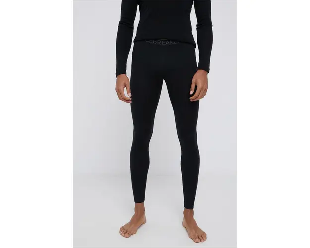 Icebreaker Lenjerie de corp functionala din lana culoarea negru