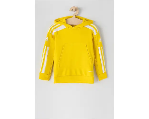 Adidas Performance Bluza copii GP6431 culoarea galben, material neted
