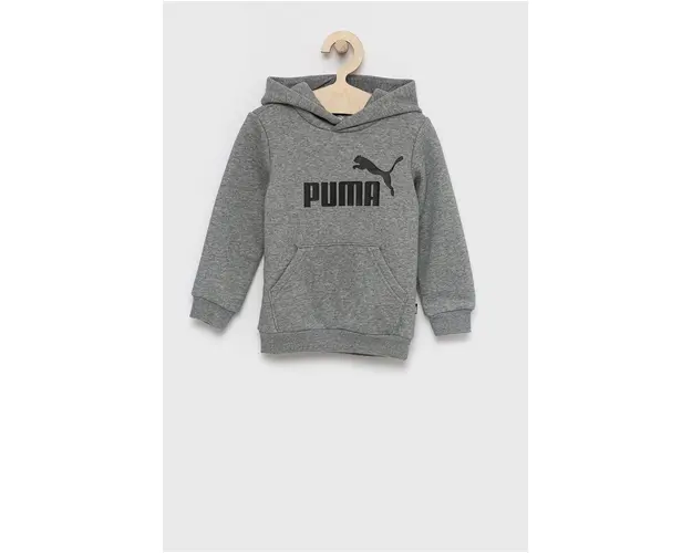 Puma Bluza copii 586965 culoarea gri, cu imprimeu