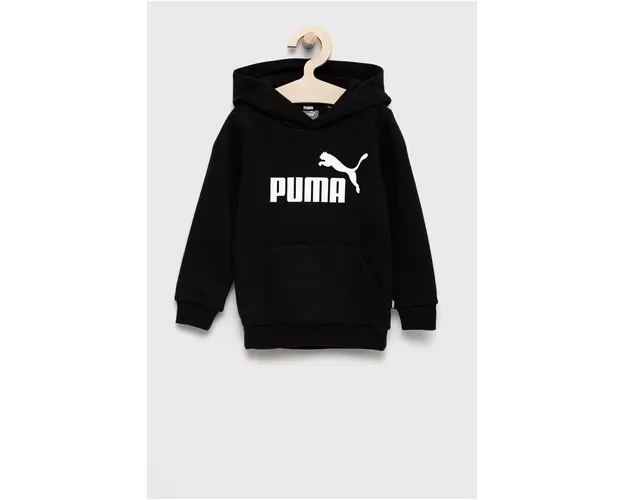 Puma Bluza copii 586965 culoarea negru, cu imprimeu
