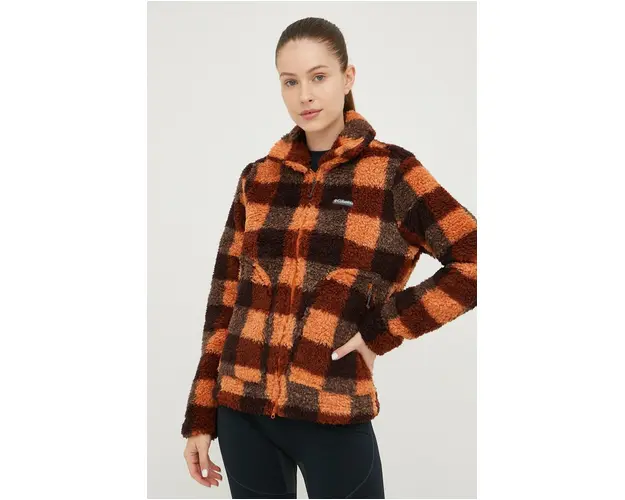 Columbia bluza femei, culoarea bleumarin, cu model 1905913-575