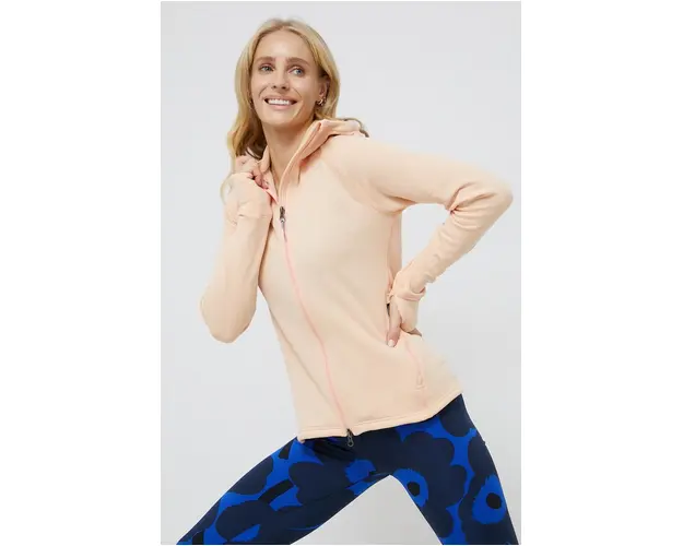 Houdini hanorac Power culoarea portocaliu, cu gluga, neted