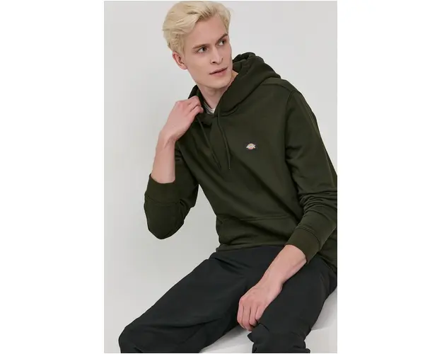 Dickies Bluza barbati, culoarea bej, material neted