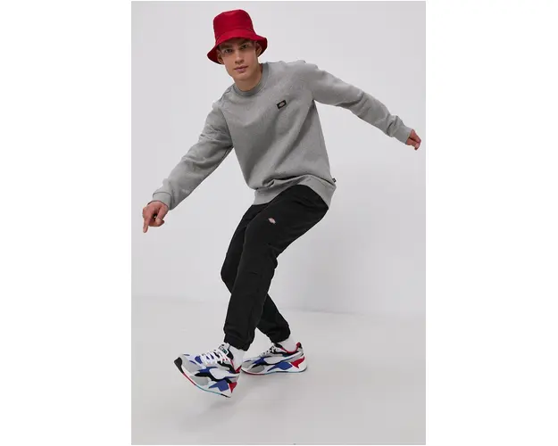 Dickies Bluza barbati, culoarea gri, melanj