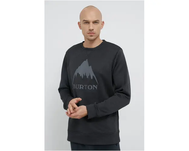 Burton Bluza barbati, culoarea gri, cu imprimeu