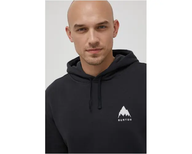 Burton bluza barbati, culoarea negru, cu imprimeu